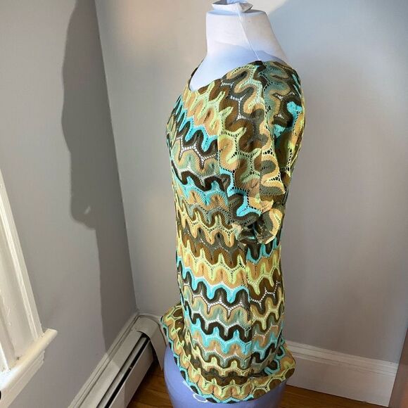 Vintage Rubber Ducky Productions Open Crochet Dress or Beach Coverup! Small. EUC - Picture 5 of 10